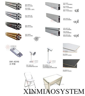 Export to Myanmar Exhibition Booth Supplier In China,  Chinese 3X3X2.5m Octanorm system exhibition event booth supplier