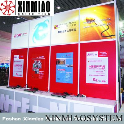 R8 Doubke Wall Panel with With Led Light, Customization Wall Panel For Event,Portable Display Stand Temporary partiton