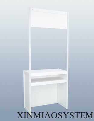 Information Counter With Fascia, Octagonal Prism Counter,Alumini  counter exhibition tradeshow fair Supplier In China