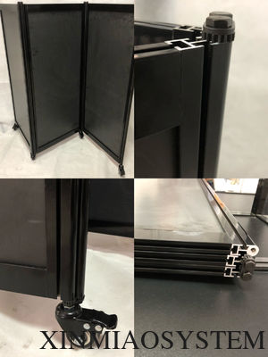 Folding Exhibiton Wall Panel 360 Degree For Trade Show Table Top(Multiple Colors Balck