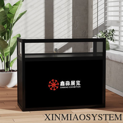 Aluminum Frame Tall Foldable Showcase,High 3 Layer Cabinet for Exhibition and Event Tradeshow Fair