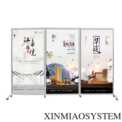 Aluminum Frame Free Standing Pavilion, Sound absorb Room Divider,Foldable Display Panel. Portable Exhibition Stall Stand