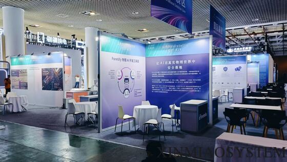Easy To Install Xinmiao New 8-Groove SEG Tension Fabric Aluminum Square Pillar Compatible Octanorm Maxima System Reusable Modular Trade Fair Booth Frame Profile