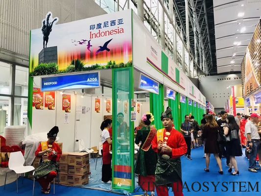 Modular aluminum exhibition booth, portable exhibition booth aluminum made display booth for tradeshow event