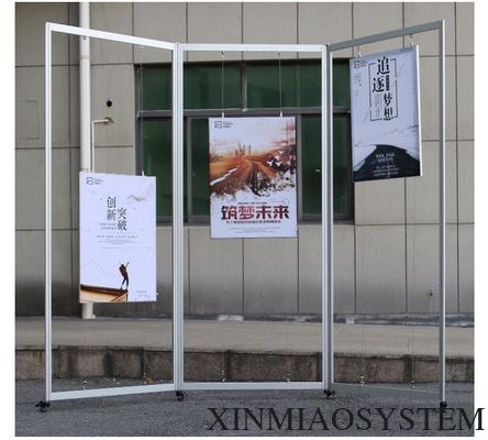 Kiosk & Screen Style Display Stands | Floor Displays with Cable Systems for displaying graphic panels, posters, artwork,