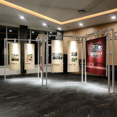 Kiosk & Screen Style Display Stands | Floor Displays with Cable Systems for displaying graphic panels, posters, artwork,
