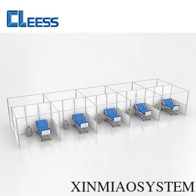 Fast Installation Aluminum Portable Temporary Modular Square Mobile Cabin Hospital in Stock