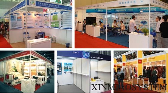 3X3 Shell Scheme Stand(built by upright extrusion,beam extrusion,panels, tension lock)