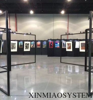aluminum frame stand for display art , panel display stand