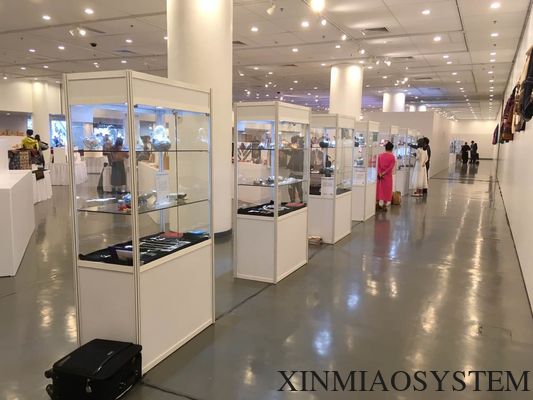 1M hight Information Counter,Octagonal Prism Desk, Customized desk specially for event show/tradeshow booth