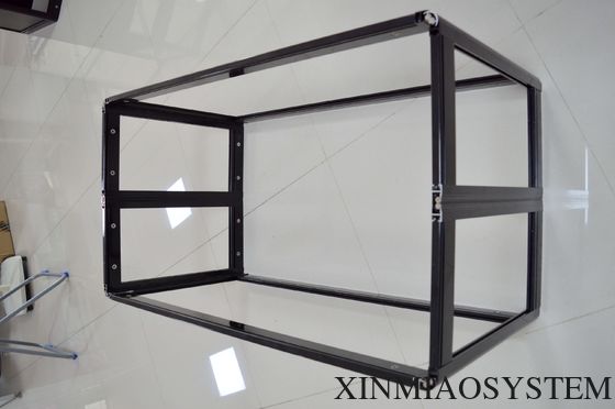 Short Foldable Aluminum Glass Showcases,Aluminum Jewellery Showcase Counter Display&promotion,