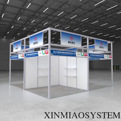 Saudi Arabia Aluminum Modular Shell Scheme Booth for Tradeshow and Event, Exhibition Booth 3x3 &3x6m Supplier in china, Octanorm and Maxima Booth