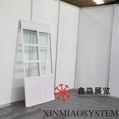 Aluminum Foldable Showcase, rentable foding cabinet for display, exhibition foding glass+aluminum+MDF panel showcase