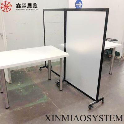 Aluminum Frame Acrylic Partition Screen Mobile Restaurant Clear Polycarbonate Room Divider