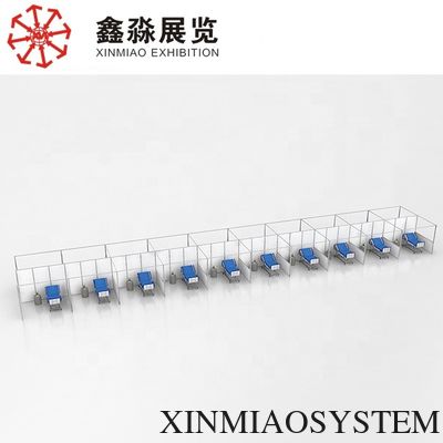 Fast Installation Aluminum Portable Temporary Modular Square Mobile Cabin Hospital in Stock
