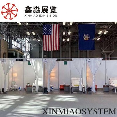Fast Installation Aluminum Portable Temporary Modular Square Mobile Cabin Hospital in Stock