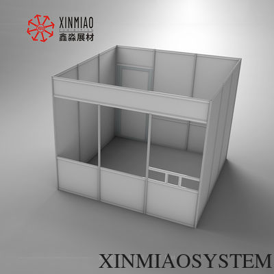 3X3M Custom Exhibition Booth With Door For Indoor Use,Modular Aluminum Frame Quick Assemble Room